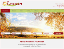 Tablet Screenshot of okreisen.de